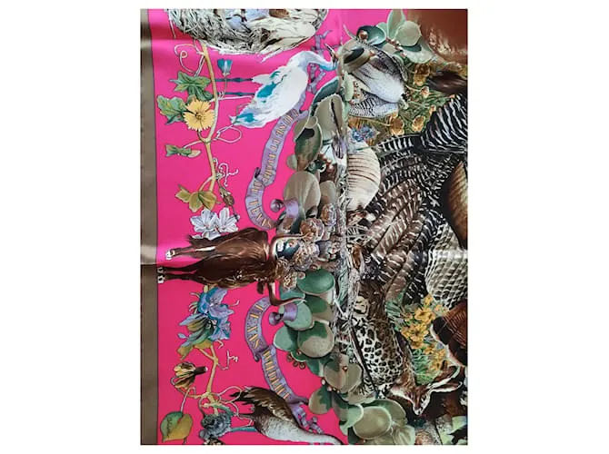Hermès "Fauna y Flora de Texas" Multicolor 