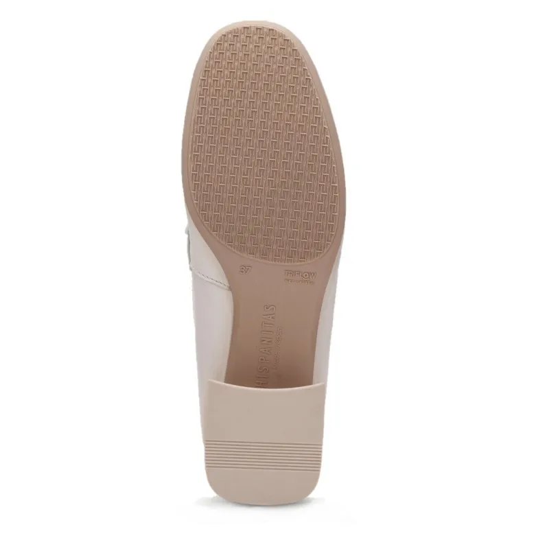 HISPANITAS Etna HV232482 Crema Mocasín adorno mujer