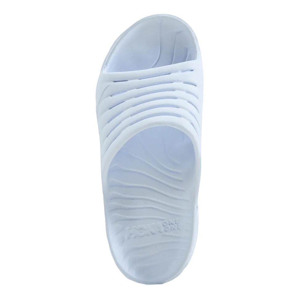 Hoka One One U Ora Recovery Slide White / White
