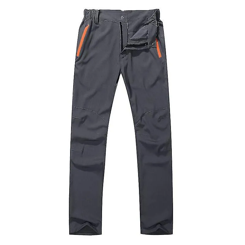Hombres Pantalones de pierna recta Senderismo Escalada Softshell Pantalones de carga Pantalones casuales