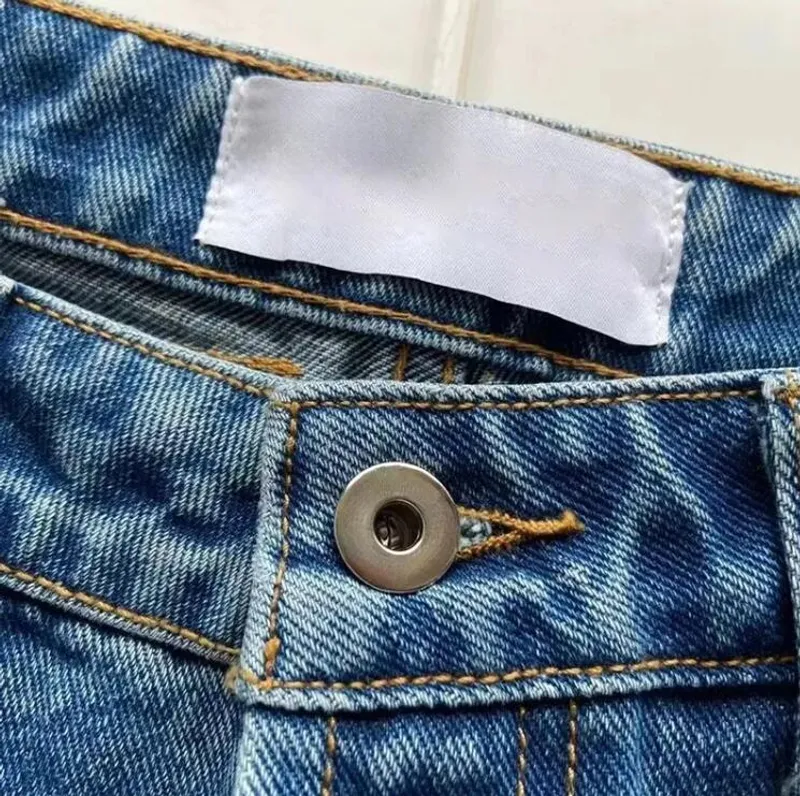Jeans Womens Diseñador de pantalones Piernas de pantalones abiertos Capris pantalones de mezclilla Capris Agregue el vellón espe