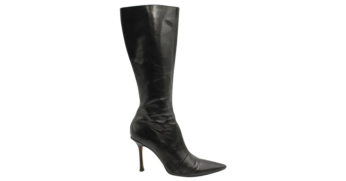 Jimmy Choo Botas altas hasta la rodilla negras Negro 