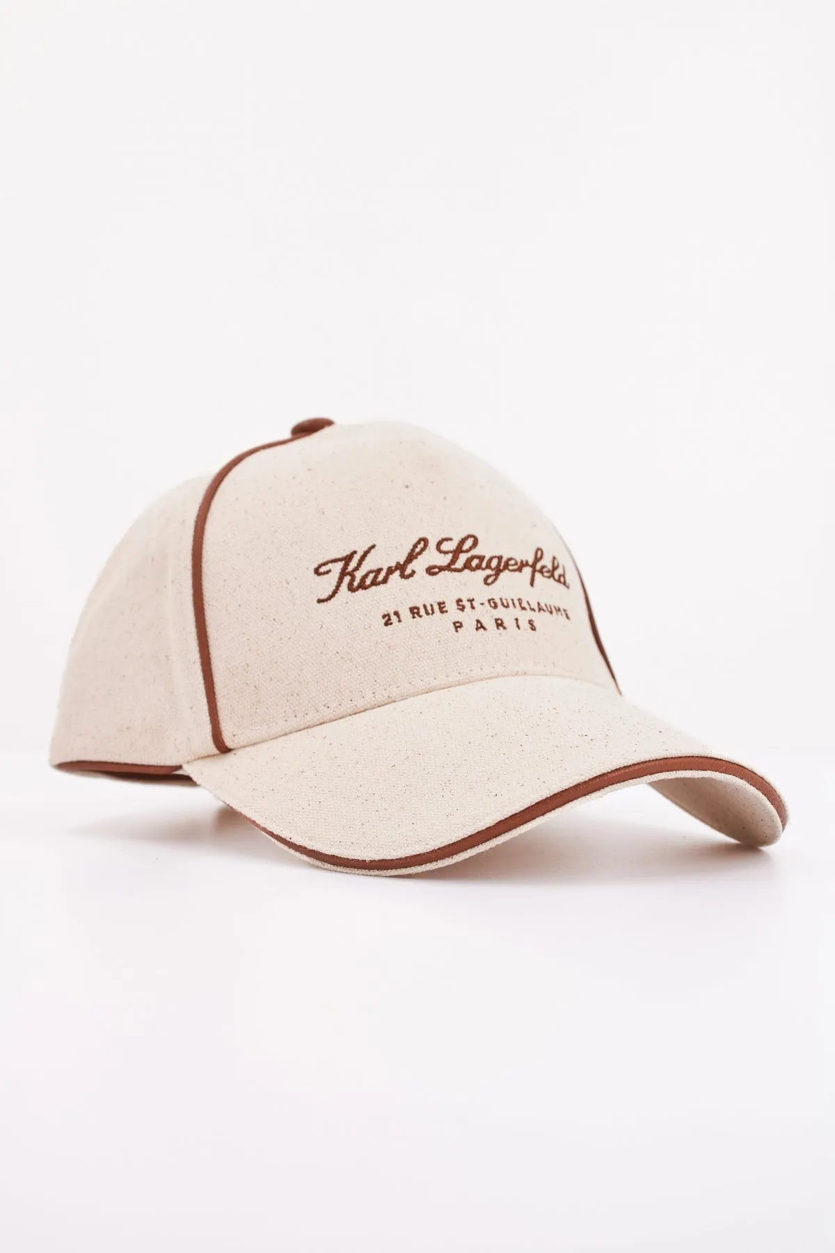 KARL LAGERFELD HOTEL KARL CANVAS CAP