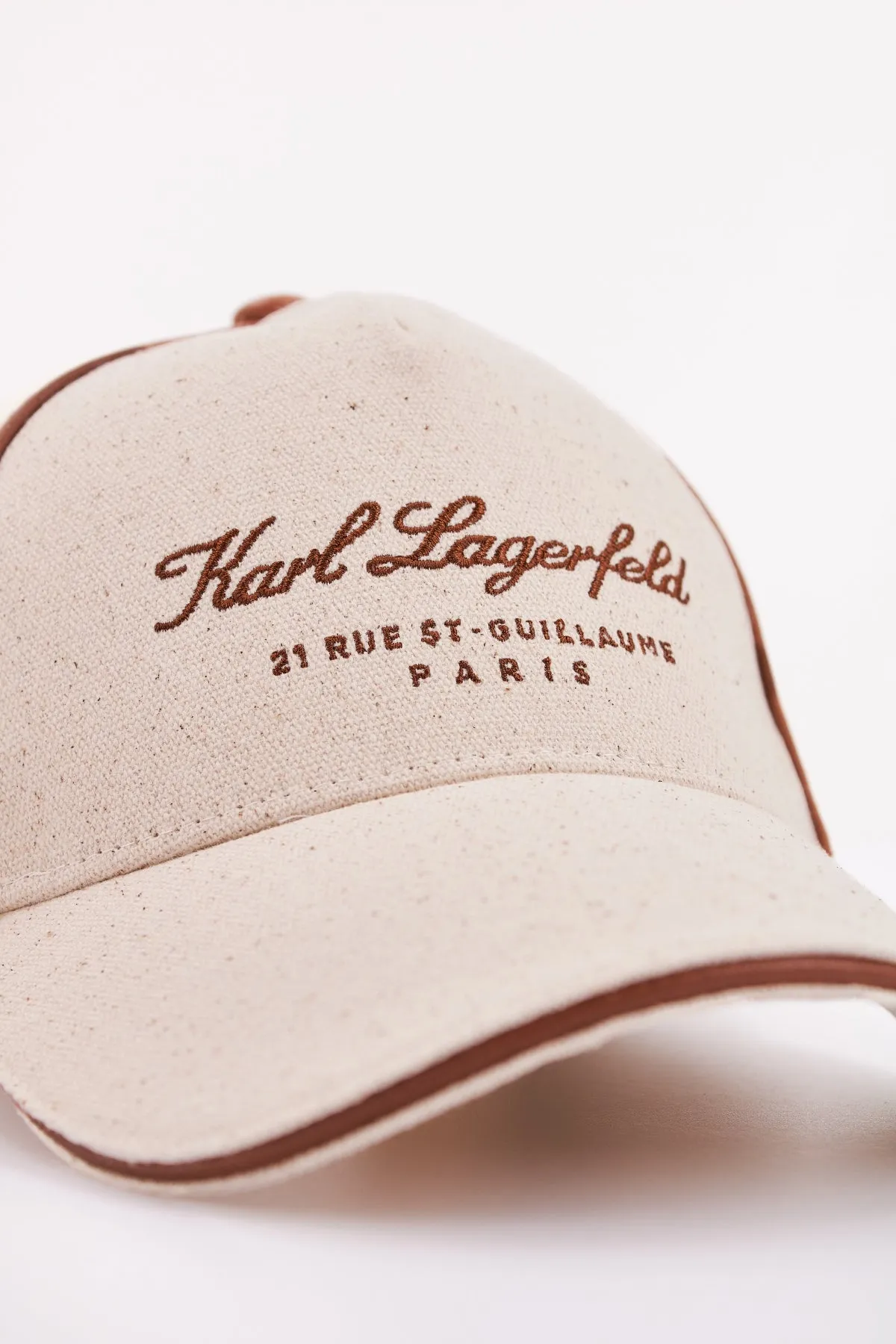 KARL LAGERFELD HOTEL KARL CANVAS CAP