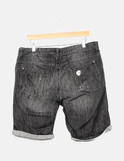 Kiabi Pantalón denim negro