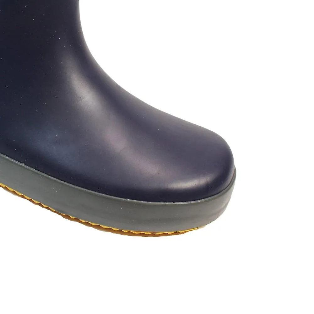 Kids Clarks Tarri Run Kids | Navy | Childrens Wellington Boots