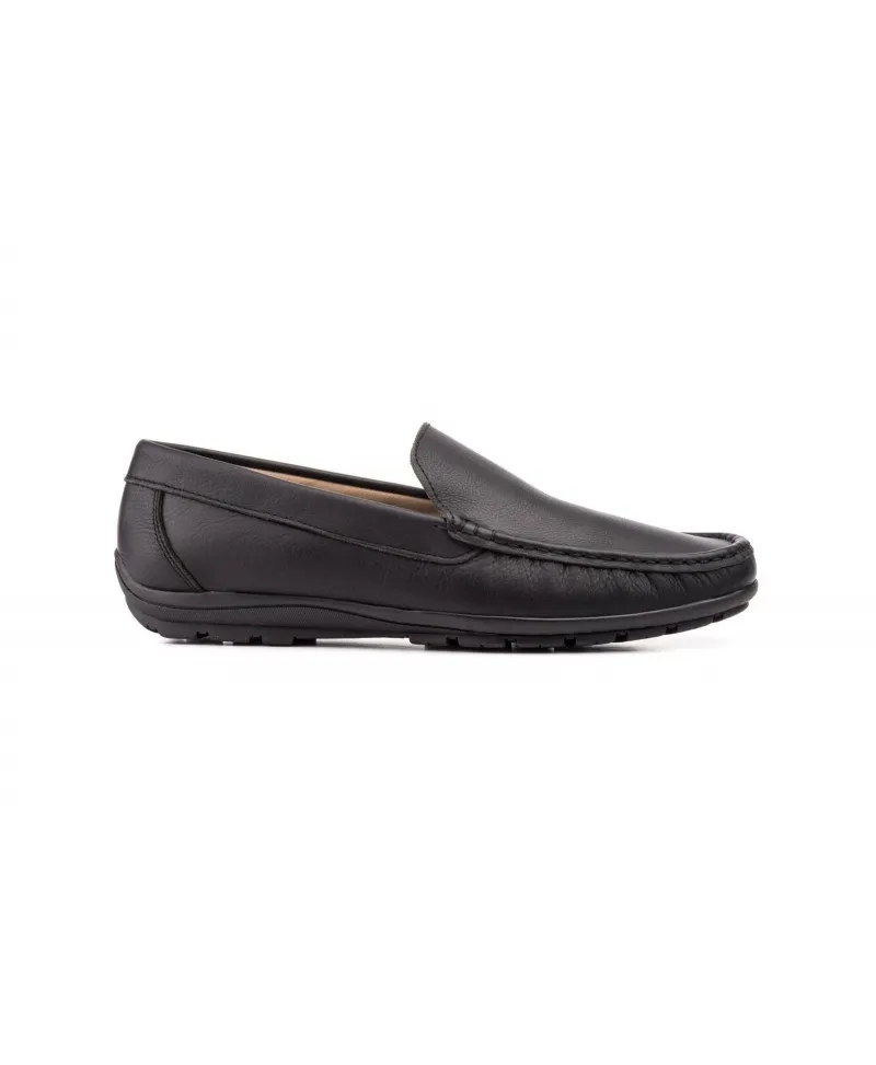 Kiowa Mocasín Hombre Piel Negro Marrón