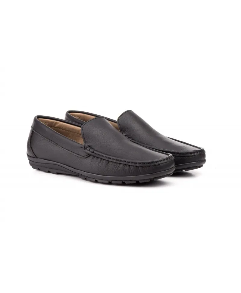 Kiowa Mocasín Hombre Piel Negro Marrón