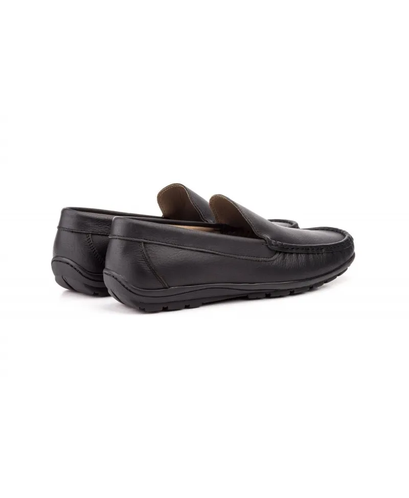 Kiowa Mocasín Hombre Piel Negro Marrón