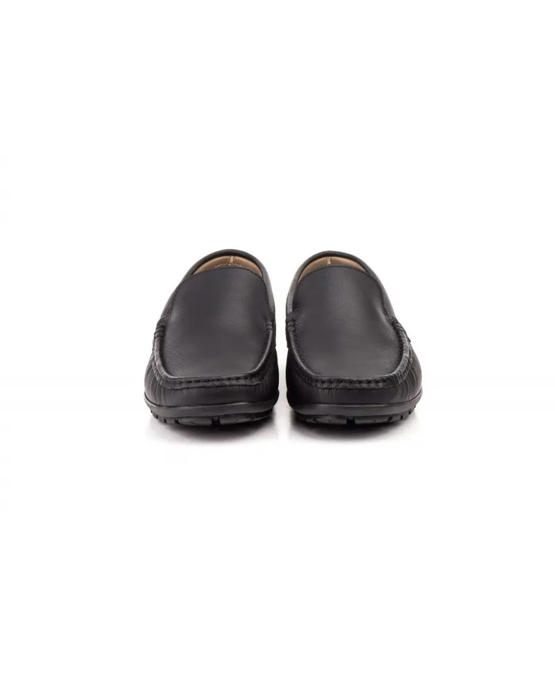 Kiowa Mocasín Hombre Piel Negro Marrón