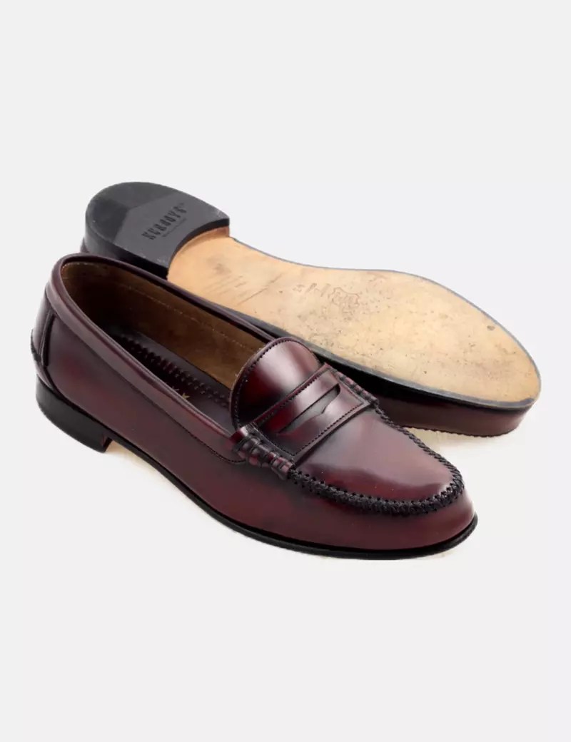 Kurboys Mocasín granate básico