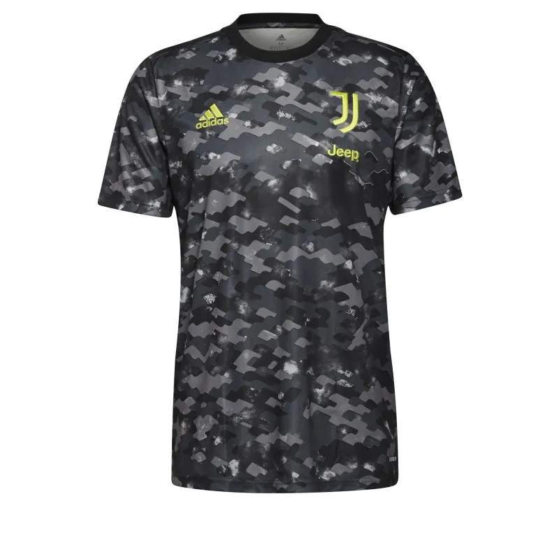 La juventus camiseta pre partido gris 2021/22 Adidas