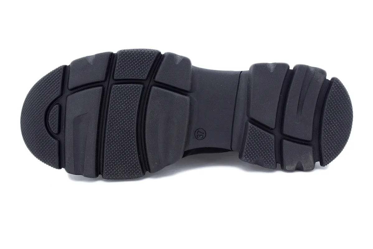LACEUP SHOE BLACK LEATHER