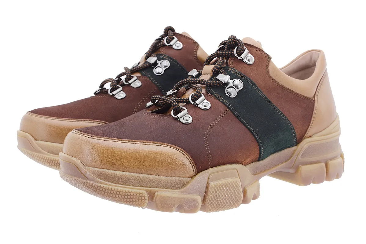 LACEUP SHOE TAN LEATHER