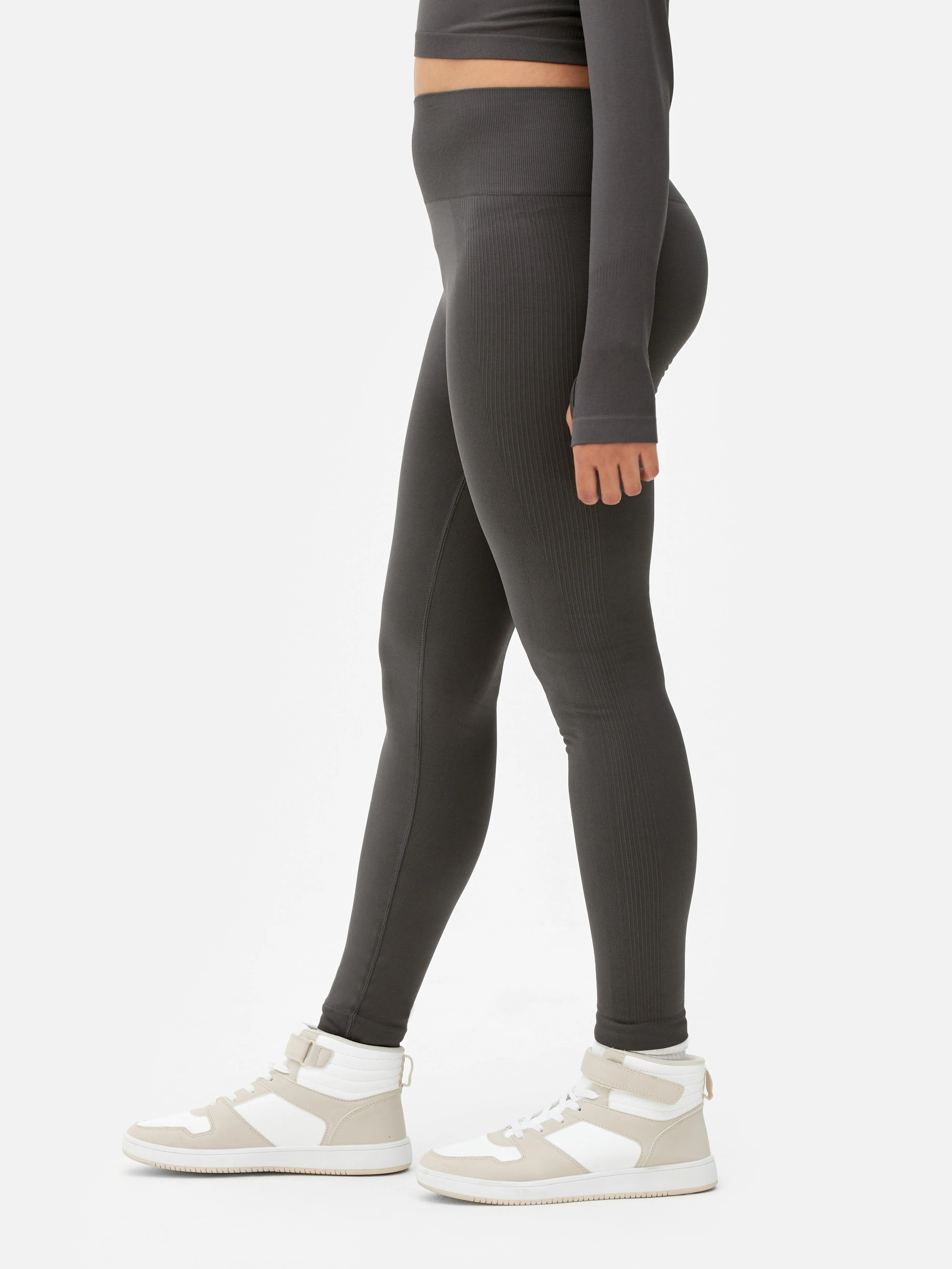Leggings largos de alto rendimiento sin costuras