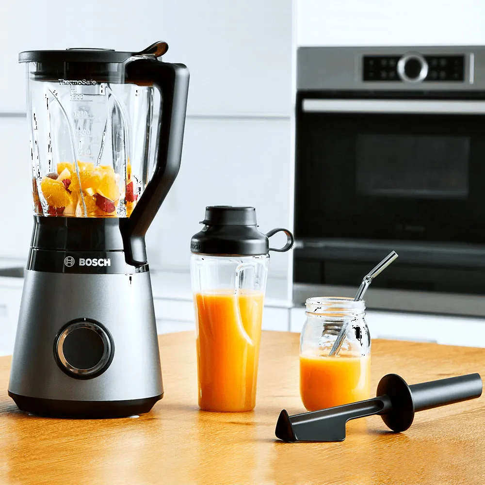 Licuadora Batidora Bosch MMB6174S 1200w Acero + Botella ToGo