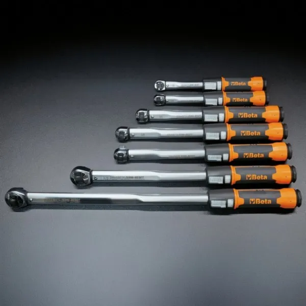 Llave dinamométrica de clic con carraca reversible, para aprietes a la derecha, precisión de apriete ±3%