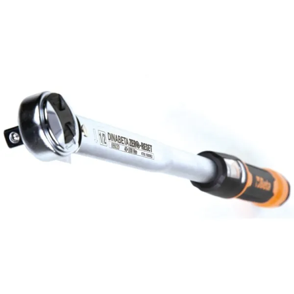 Llave dinamométrica de clic con carraca reversible, para aprietes a la derecha, precisión de apriete ±3%