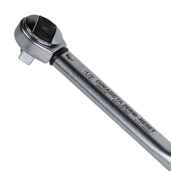Llave dinamométrica de clic con carraca reversible, para aprietes a la derecha, precisión de apriete ±3%