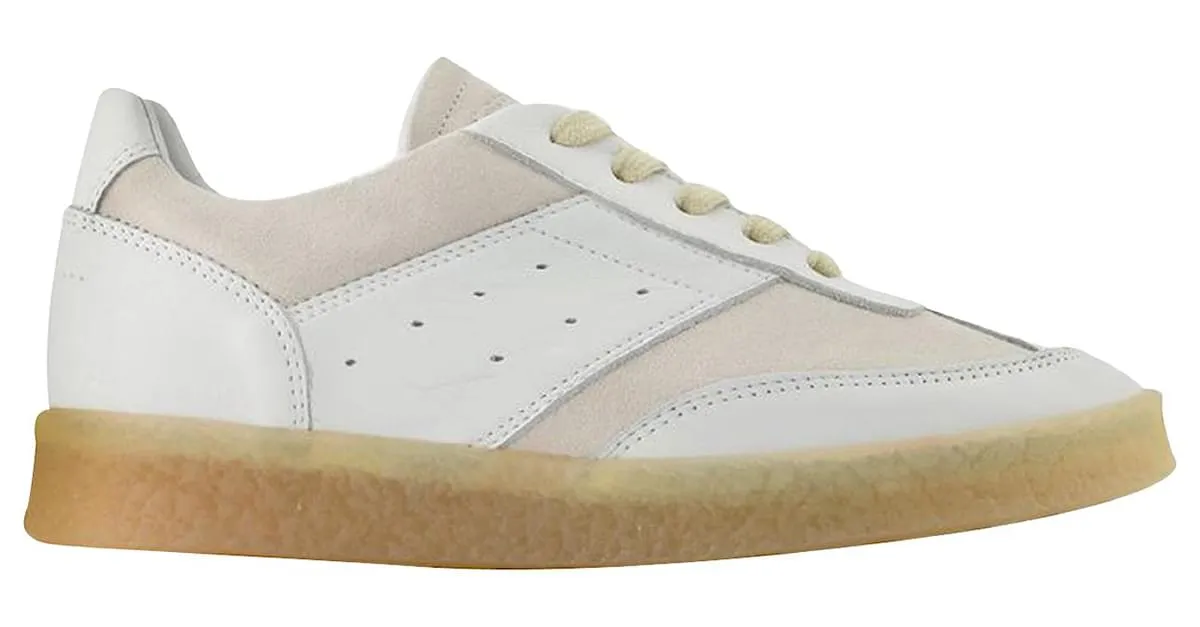 MAISON MARTIN MARGIELA ZAPATILLASMM6 MAISON MARGIELA  BLANCO  CUERO 