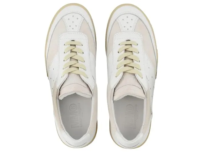 MAISON MARTIN MARGIELA ZAPATILLASMM6 MAISON MARGIELA  BLANCO  CUERO 