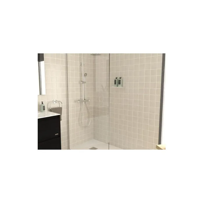 Mampara de ducha Fijo Inca 10 Mm 80 Cm Strohm Teka