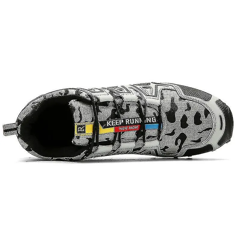 MENS SHOES BREATHABLE OUTDOOR HIKING SHOES WADING SHOES 90539BLACKWHITE