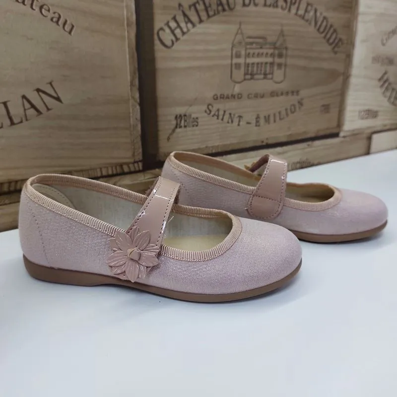 Merceditas Velcro Turia Tokolate 1105A61 Rosa