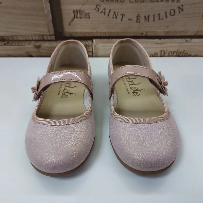 Merceditas Velcro Turia Tokolate 1105A61 Rosa