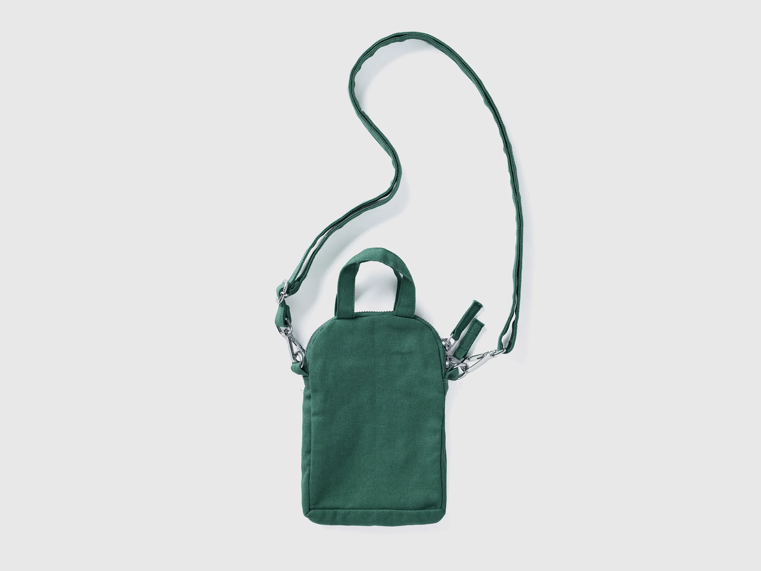 Military green cell phone holder in pure cotton