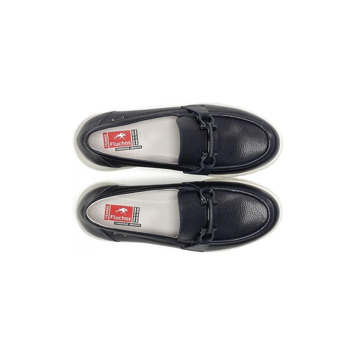 MOCASINES DE PIEL PARA MUJER  INDIOS F1936 MARINO