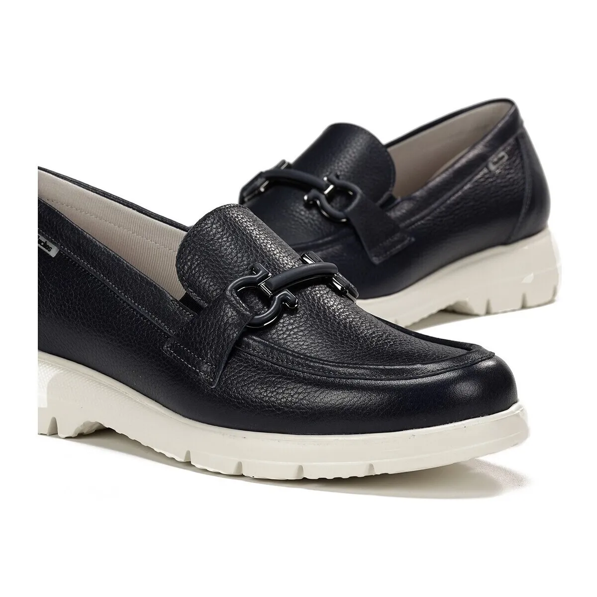 MOCASINES DE PIEL PARA MUJER  INDIOS F1936 MARINO