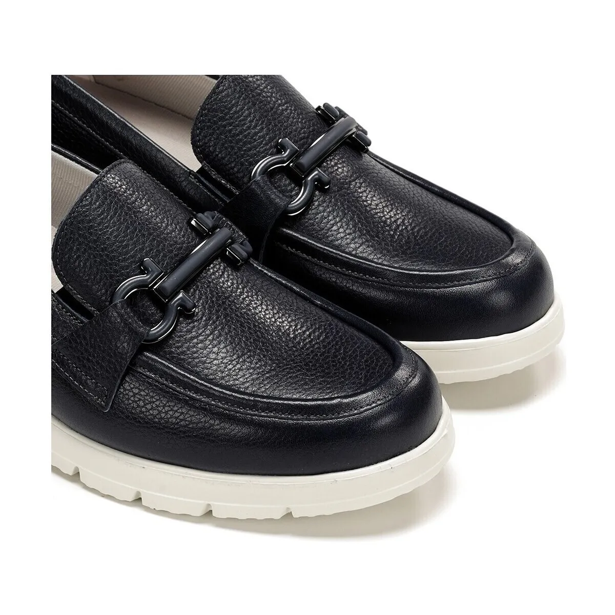 MOCASINES DE PIEL PARA MUJER  INDIOS F1936 MARINO