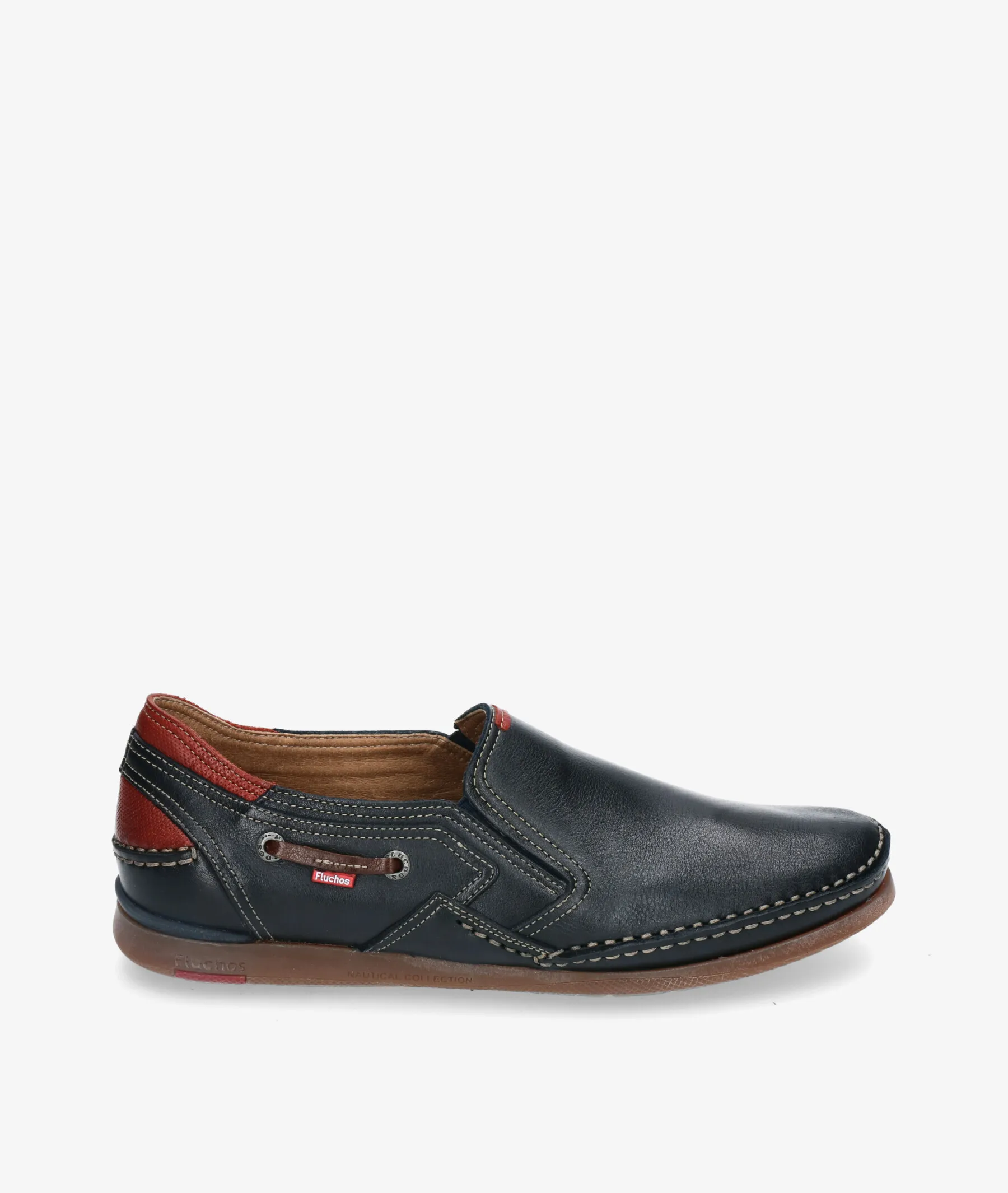 Mocasines Fluchos 9883 en azul marino
