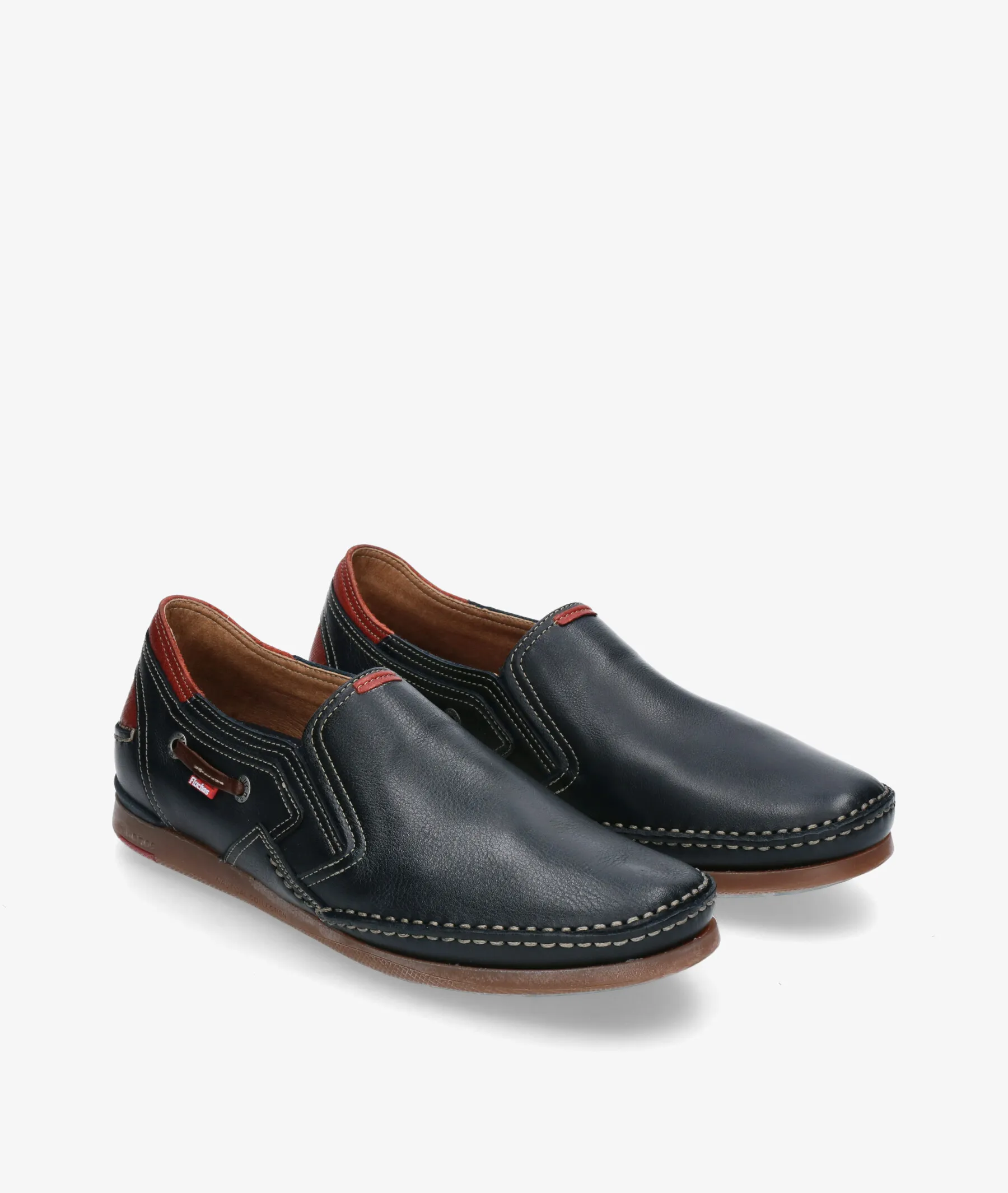 Mocasines Fluchos 9883 en azul marino