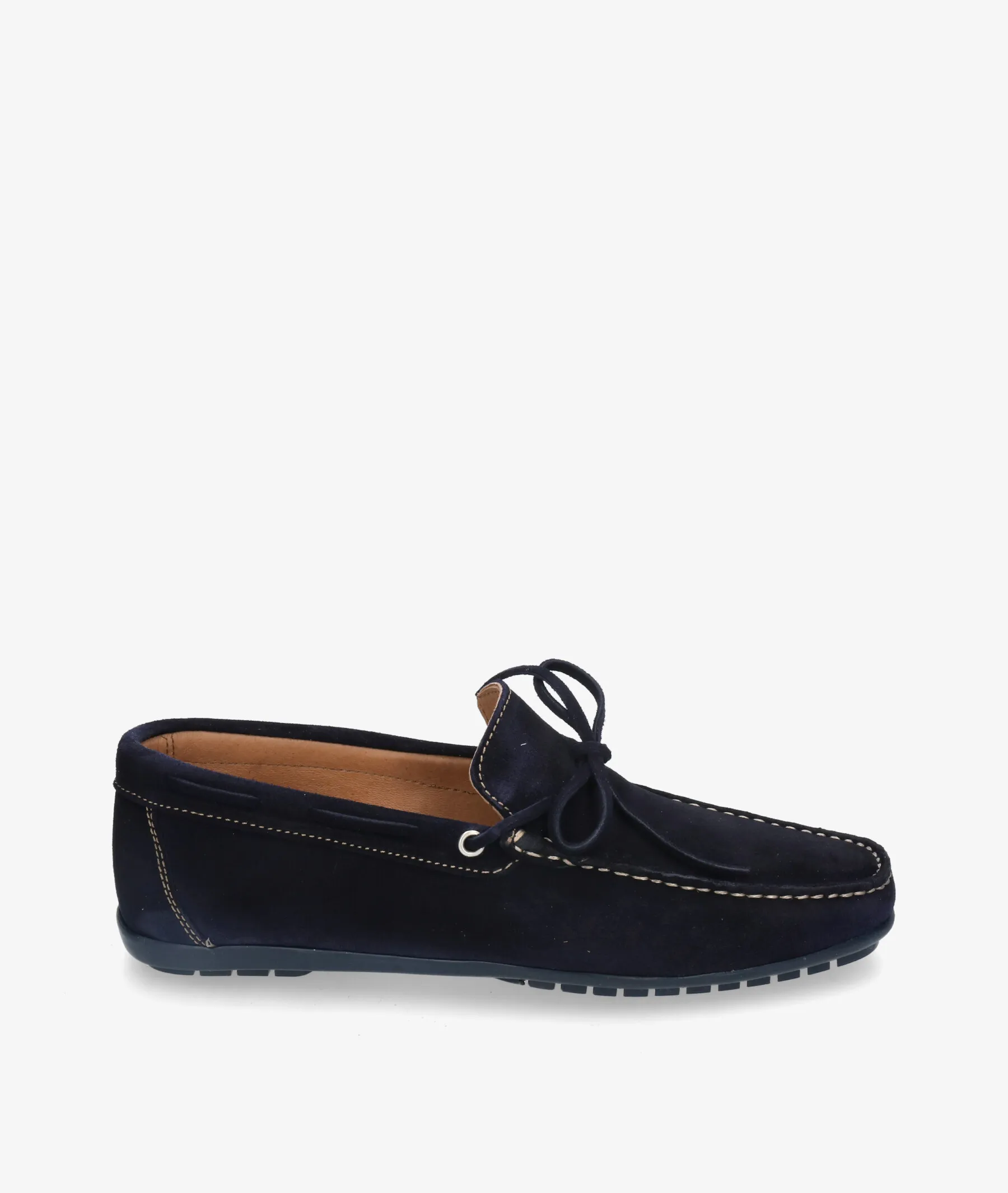 Mocasines pabloochoa.shoes 82167 en serraje azul