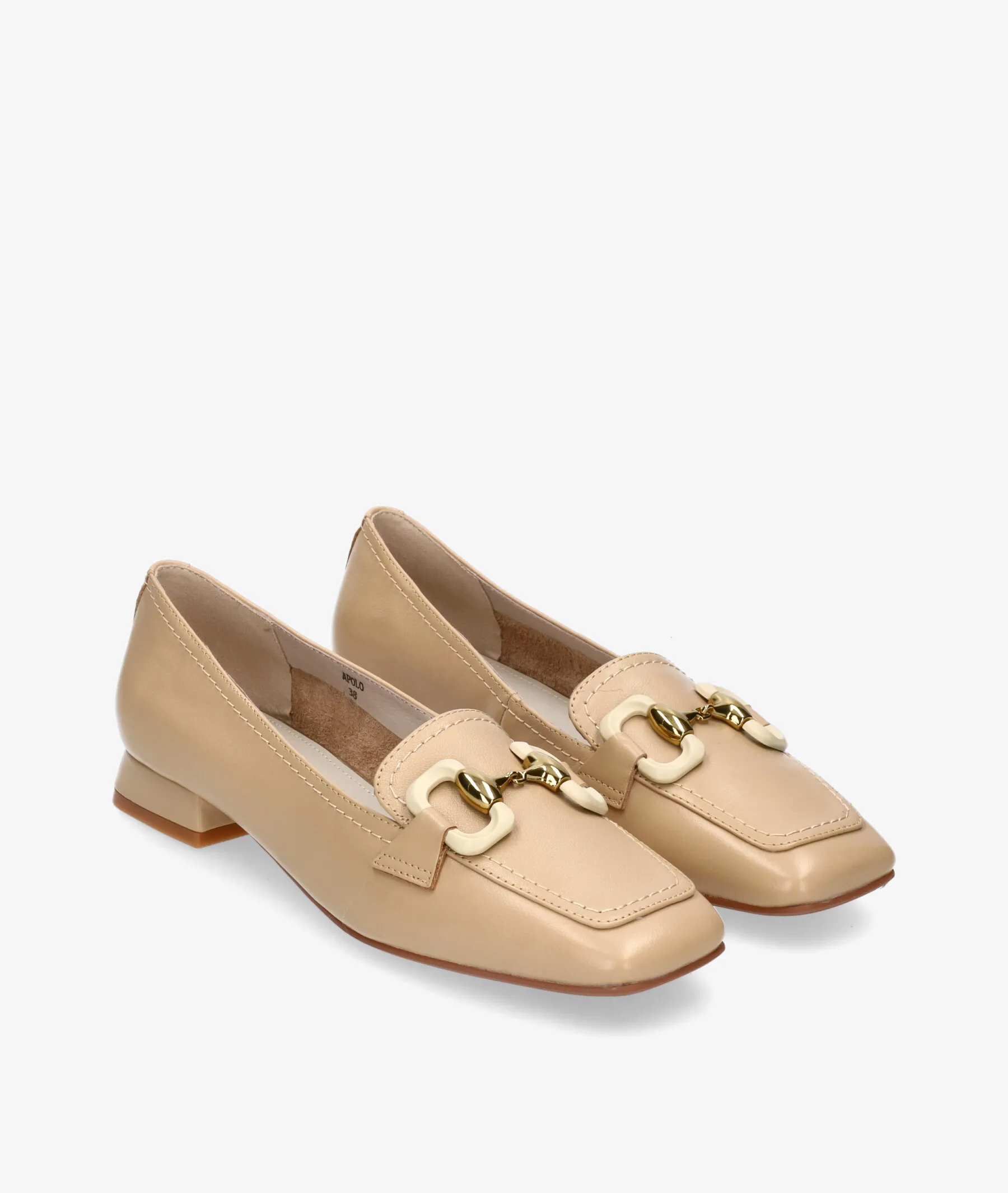 MOCASINES STEPHEN ALLEN 11558SW6  APOLO EN BEIGE