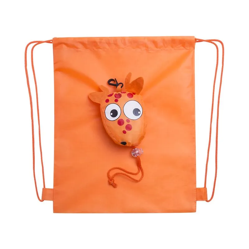 Mochila de cuerdas promocional plegable Kissa