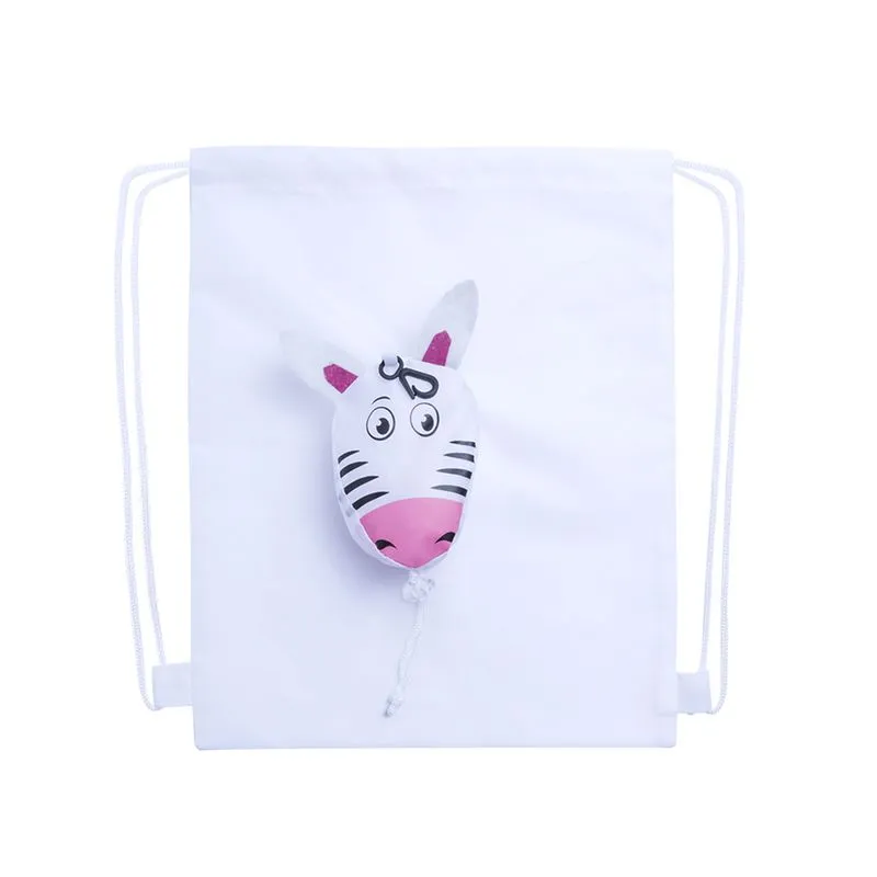 Mochila de cuerdas promocional plegable Kissa
