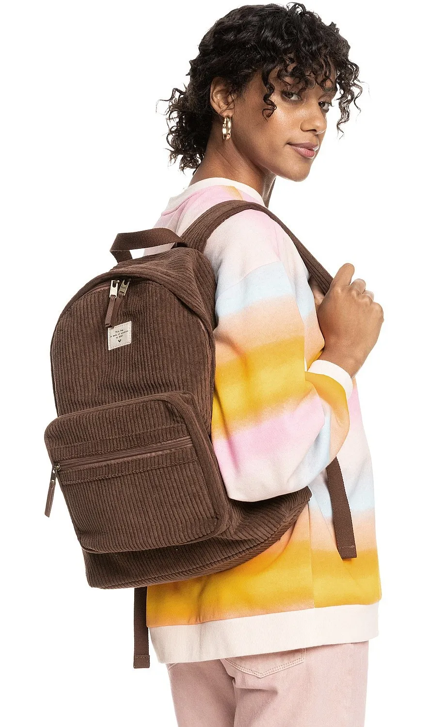 MOCHILA ROXY COZY NATURE BIG  RSY0/BITTER CHOCOLATE  WOMEN´S