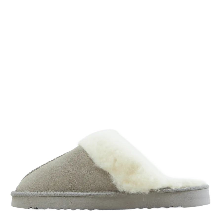 Mols Tamara W Warm Leather Slipper Chateau Gray