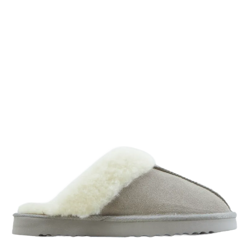 Mols Tamara W Warm Leather Slipper Chateau Gray