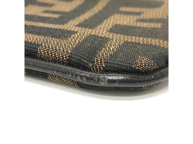 Monedero Fendi Zucca Castaño 