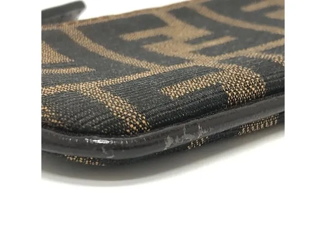 Monedero Fendi Zucca Castaño 