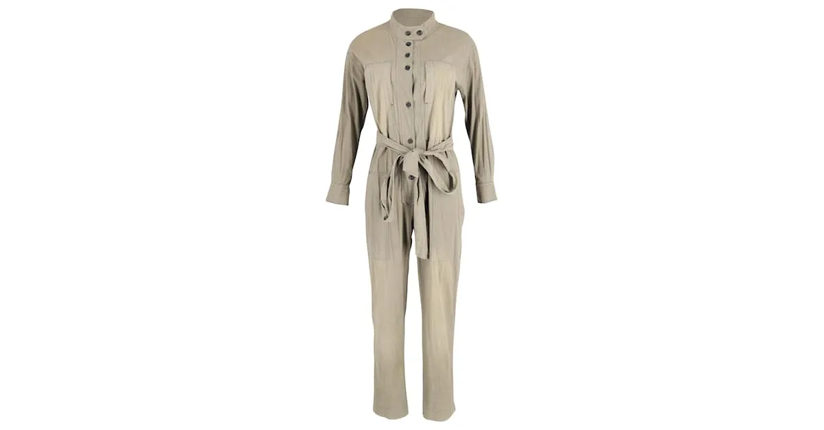 Mono Isabel Marant de Algodón Caqui Verde 