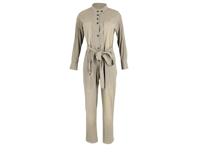 Mono Isabel Marant de Algodón Caqui Verde 