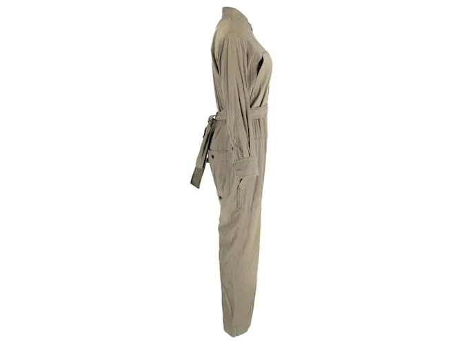 Mono Isabel Marant de Algodón Caqui Verde 
