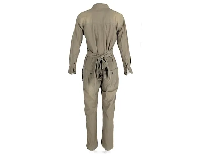 Mono Isabel Marant de Algodón Caqui Verde 