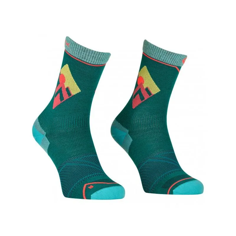 Mujeres Ortovox Alpine Light Comp Mid Socks W (pacific green)
