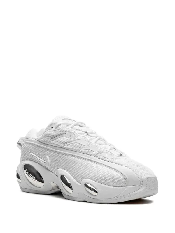 N374O Nike tenis Glide White Chrome de Nike x NOCTA